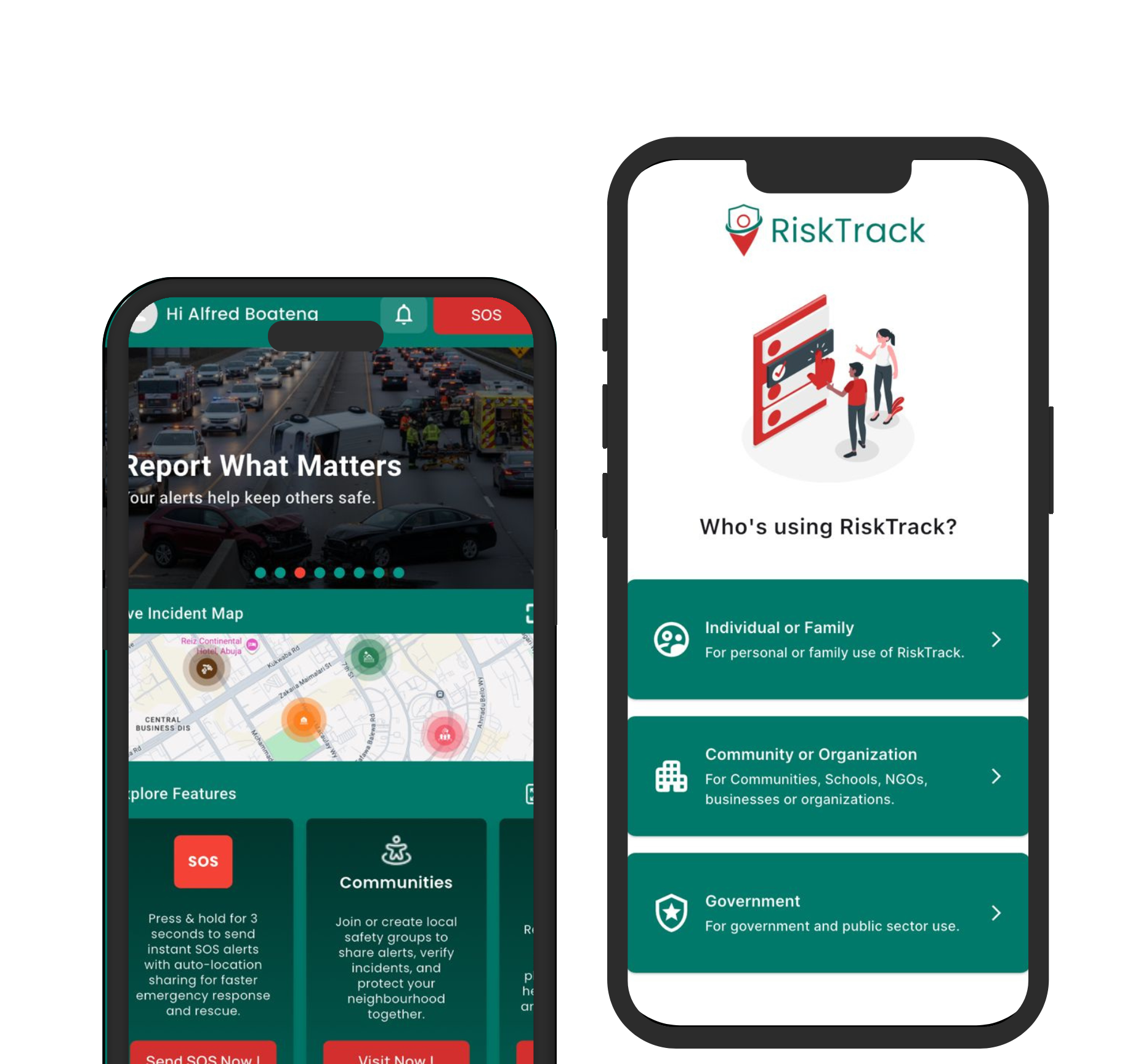 Risk Track app